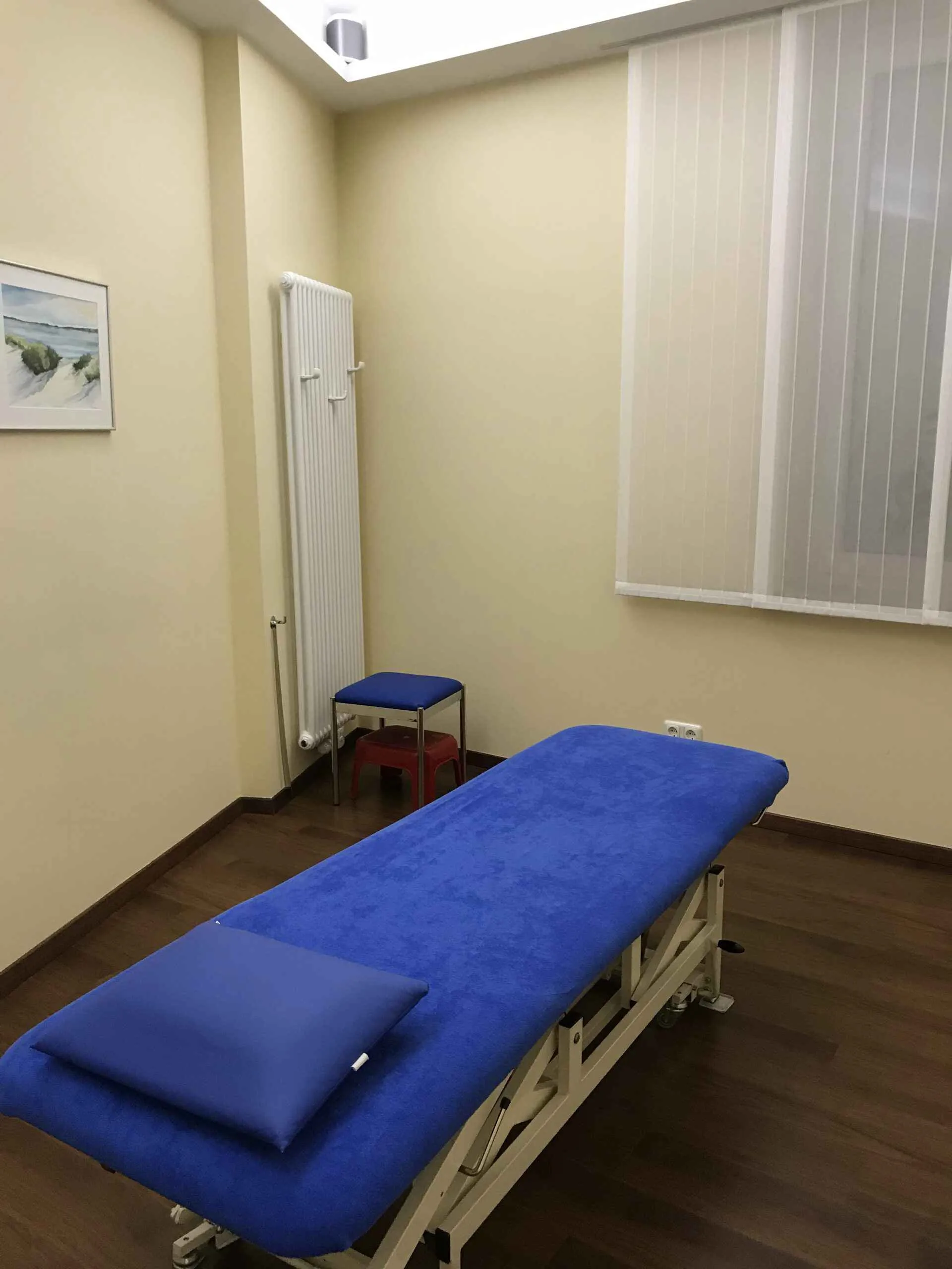 Behandlungsraum der Physiotherapie am Rathenauplatz